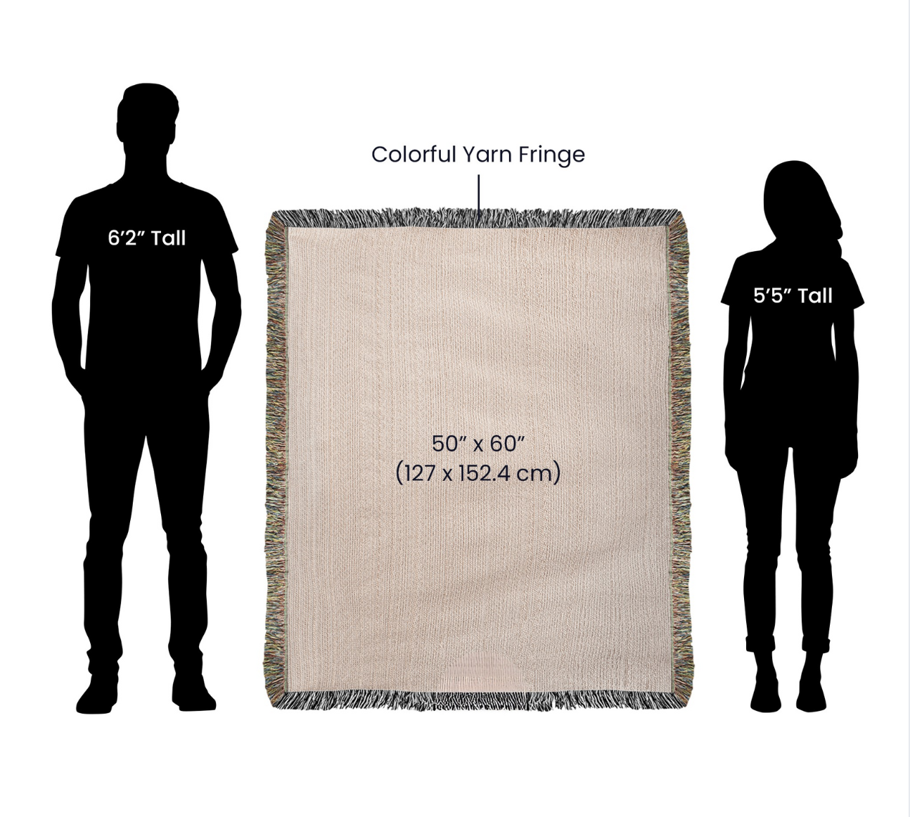 Artsy Cat Portrait Woven Blanket