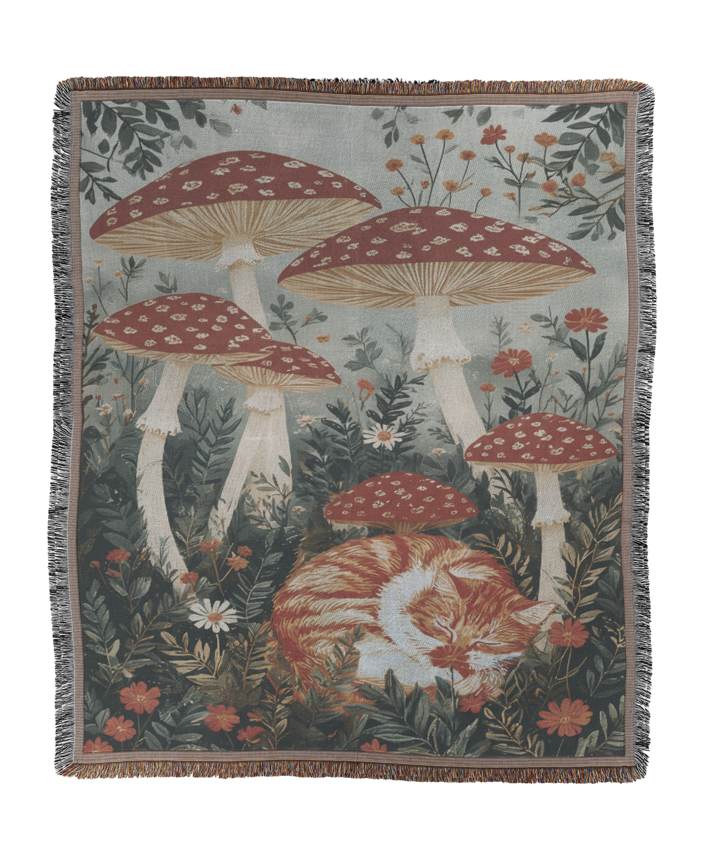 Woven Fall Cat Mushroom