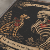 Till Death Do Us Meow Woven Throw Blanket
