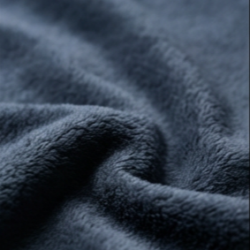Reverse Toile de Jouy Cat Blanket, Personalized Navy Sherpa Throw with Monogram